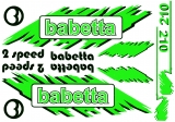 Nálepka babetta zelená