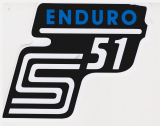 Nálepka Simson Enduro modrá