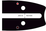 VODIACA LIŠTA 18" 3/8 1,5mm 68 článkov