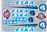 Nálepka Eska modrá A4