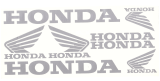 Nálepka Honda strieborná 