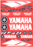 Nálepka Yamaha A4 červená