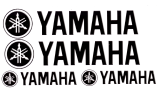 Nálepka Yamaha čierna