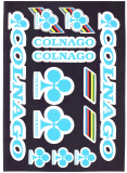 Nálepka A4 Colnago predrezana  modrá