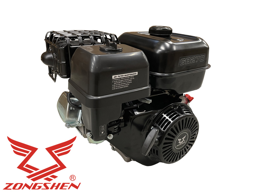 MOTOR ZONGSHEN GB270 272cc 9,0 hriadeľ 25 x 83mm pracovna celkova dĺžka 89mm