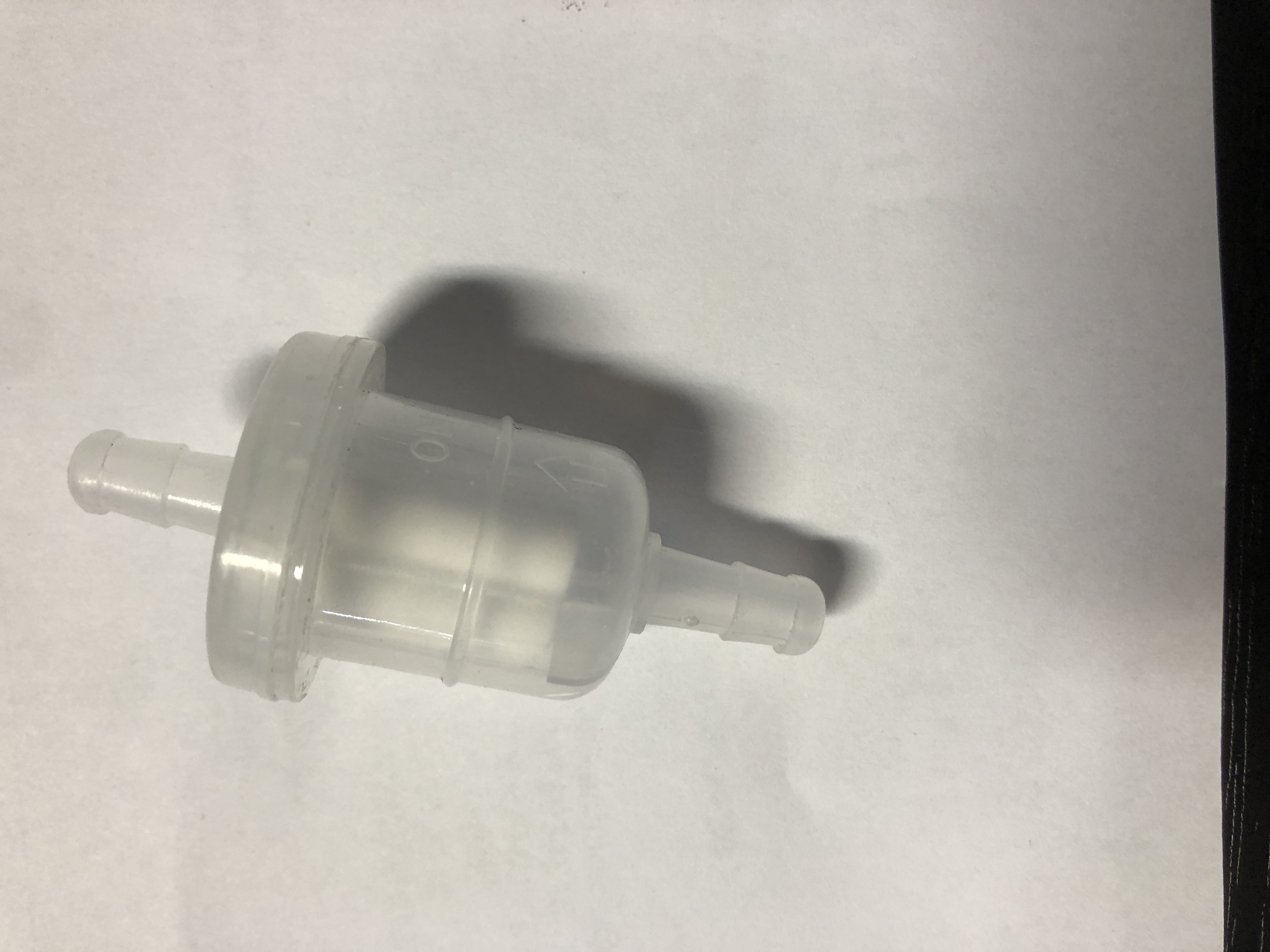 PALIVOVÝ FILTER  PRIEHĽADNÝ  61mm dlžka telo 31mm pre hadičky 5-6 mm