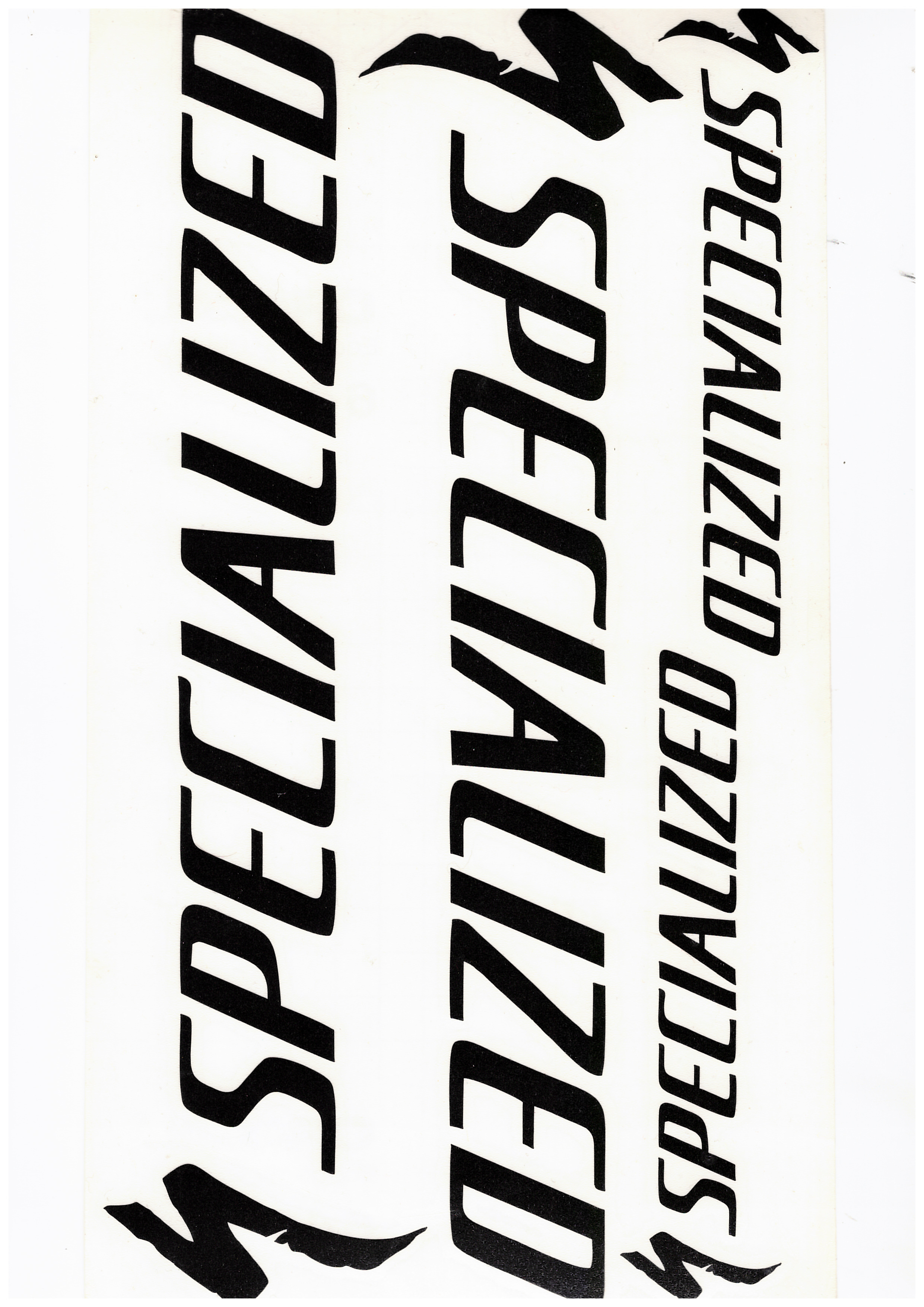 Nálepka Specialized čierna