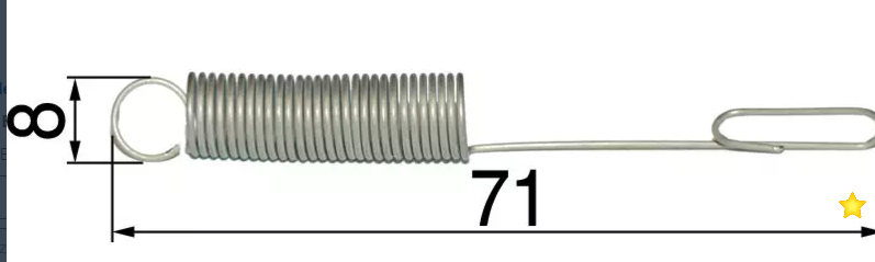 Pružinka regulátora p.B&S 262303