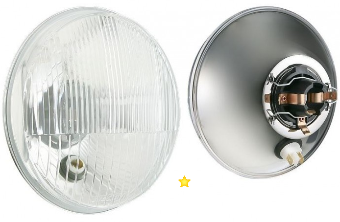 Parabola svetla s objímkou 6-12V 35/35W Ba20 SIM