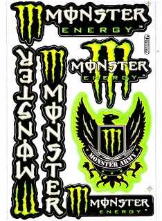 Nálepka Monster Army  A4